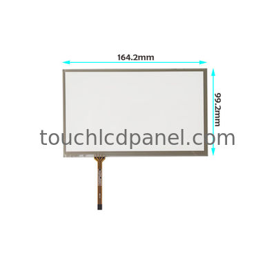 주문 7인치 저항성 터치 패널 ITO 필름 위 ITO 유리 층 1024 X 600 800 X 480 LCD 패널 online manufacture
