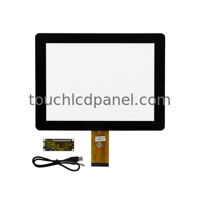 10 포인트 10.4 인치 capacitive 터치 스크린 패널 자동 해상도와 터치 유리