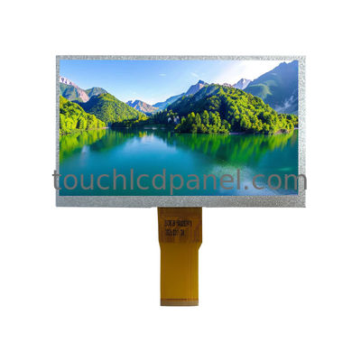 7인치 50핀 LCD 패널, 68mm FPC 연결 케이블, 1024 x 600 해상도, 400 니트 밝기
