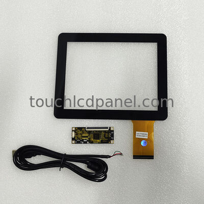 8.0인치 멀티 터치 정전식 터치 글래스, 플러그 앤 플레이 USB 인터페이스를 통해 정확한 터치 제어 및 내구성 제공