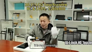 10.1 HD 터치스크린 LCD 패널 대화형 디스플레이
