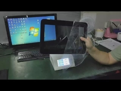 터치 스크린 전면 유리 강화 된 유리 철도 정도 가열 된 유리